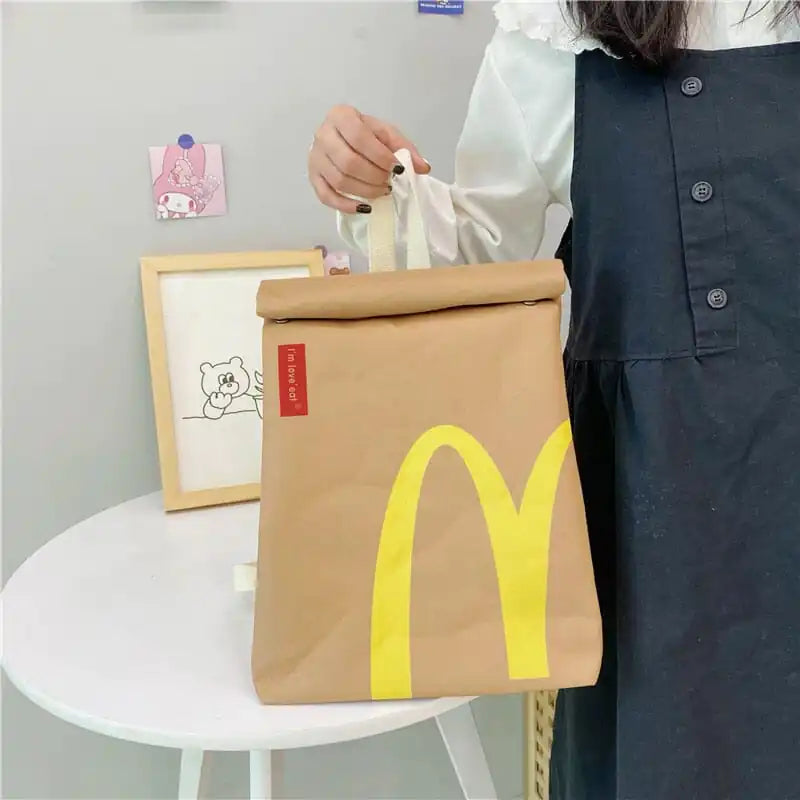 Bolsa e Mochila Saco do Mc Donalds