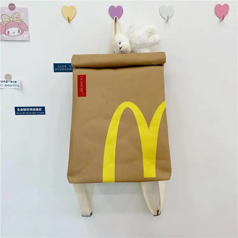 Bolsa e Mochila Saco do Mc Donalds